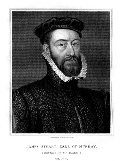 James Stewart, 1e Graaf van Moray, Regent van Schotland, 1827 door H. Robinson