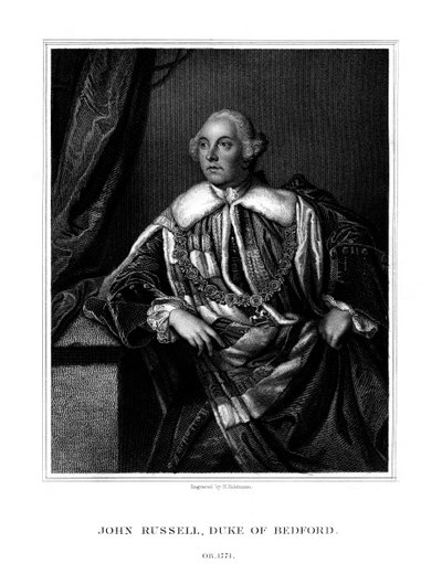 John Russell, 4e hertog van Bedford, Brits staatsman, 1832 door H. Robinson