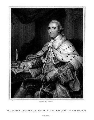 William Petty, 1e Markies van Lansdowne, Britse Whig-staatsman, 1832 door H. Robinson
