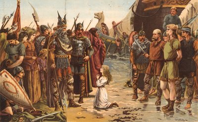 Een Vikingoverwinning door H. Walker