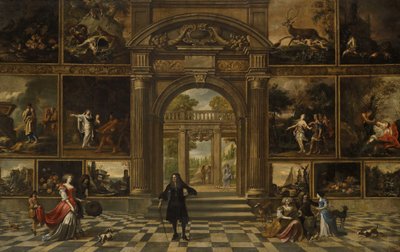 Het Interieur van een Schilderijengalerij door H. and Ehrenberg W. van Janssens