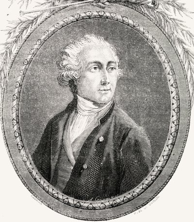 Antoine Laurent Lavoisier, gegraveerd door Pannemaker-Ligny, uit 