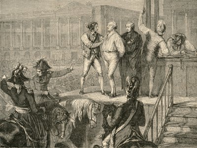 De executie van Lodewijk XVI op 21 januari 1793 door H. de la Charlerie