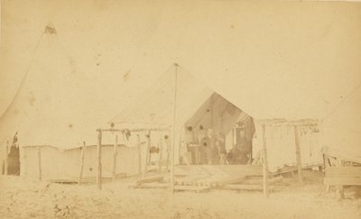[Soldaten in tent] door Haas and Peale