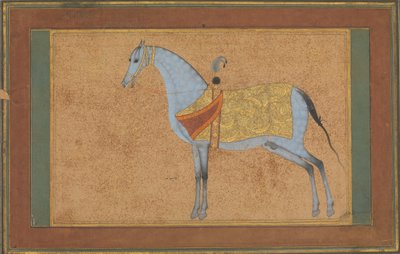 Een hengst, ca. 1601-6 door Habiballah of Sava