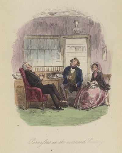Illustratie voor Lewis Arundel of The Railroad of Life door Frank E Smedley door after Hablot Knight Browne