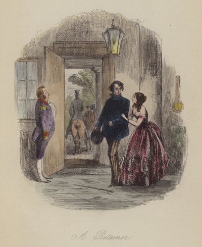 Illustratie voor Lewis Arundel of The Railroad of Life door Frank E Smedley door after Hablot Knight Browne