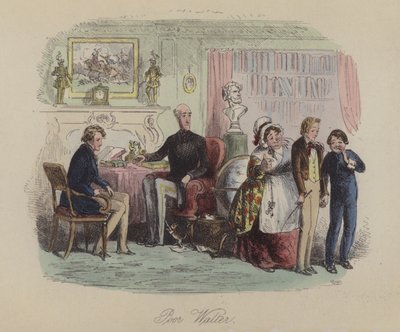 Illustratie voor Lewis Arundel of The Railroad of Life door Frank E Smedley door after Hablot Knight Browne