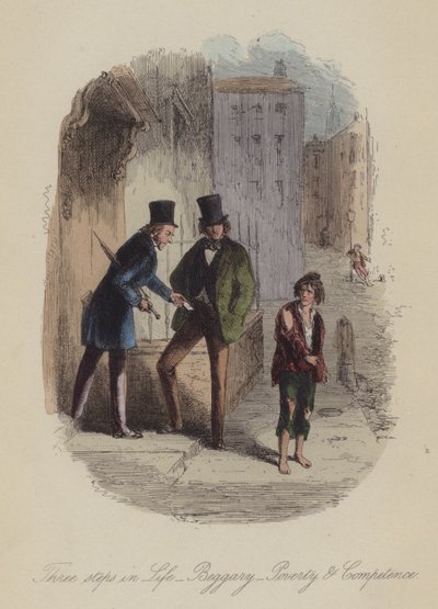 Illustratie voor Lewis Arundel of The Railroad of Life door Frank E Smedley door after Hablot Knight Browne