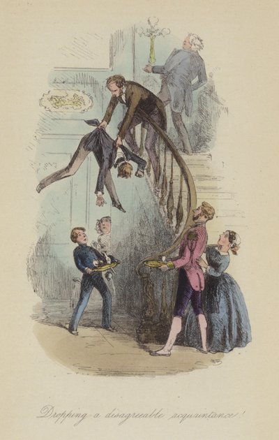 Illustratie voor Lewis Arundel of The Railroad of Life door Frank E Smedley door after Hablot Knight Browne