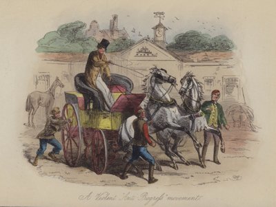 Illustratie voor Lewis Arundel of The Railroad of Life door Frank E Smedley door after Hablot Knight Browne