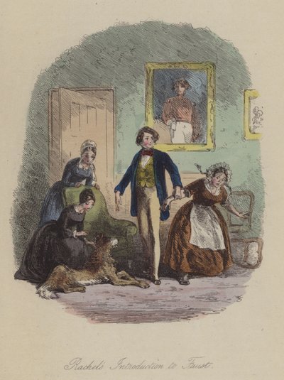 Illustratie voor Lewis Arundel of The Railroad of Life door Frank E Smedley door after Hablot Knight Browne