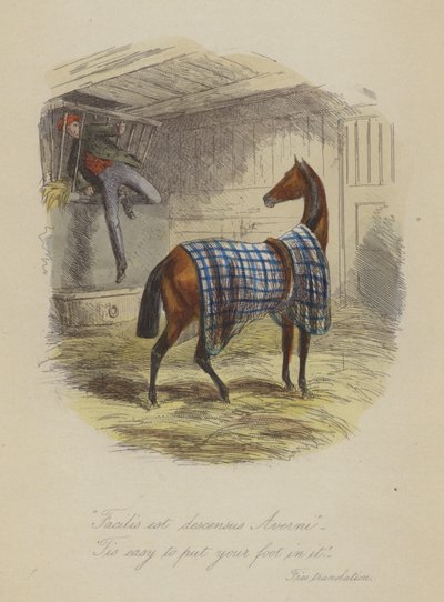 Illustratie voor Lewis Arundel of The Railroad of Life door Frank E Smedley door after Hablot Knight Browne