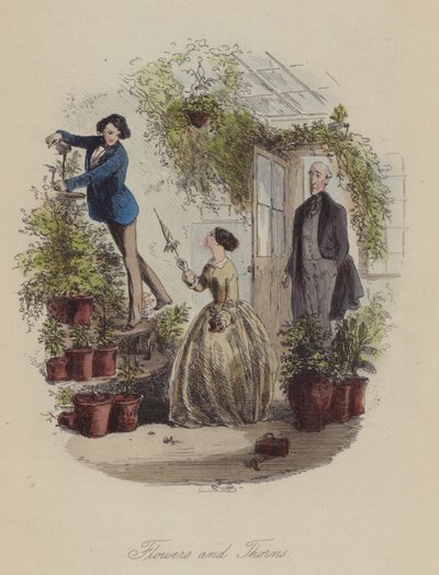 Illustratie voor Lewis Arundel of The Railroad of Life door Frank E Smedley door after Hablot Knight Browne