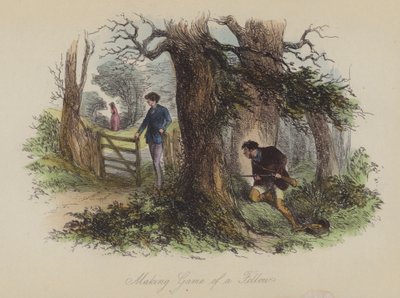 Illustratie voor Lewis Arundel of The Railroad of Life door Frank E Smedley door after Hablot Knight Browne