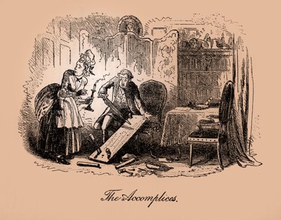 Een verhaal over twee steden door Charles Dickens door Hablot Knight Browne