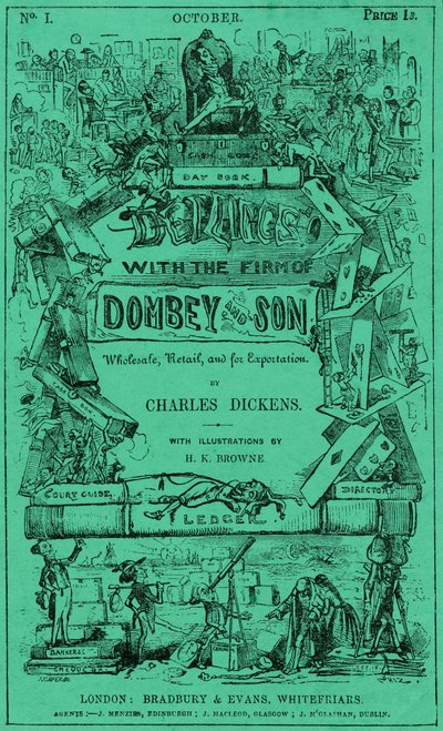 Charles Dickens - Dombey en Zoon door Hablot Knight Browne