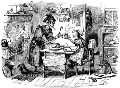Het Oude Curiositeitenwinkeltje van Charles Dickens door Hablot Knight Browne