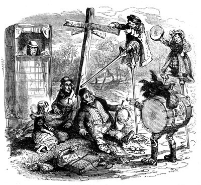 Het Oude Curiositeitenwinkeltje door Hablot Knight Browne