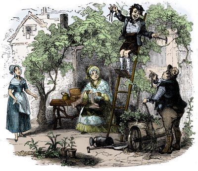 Het Oude Curiositeitenwinkeltje door Charles Dickens door Hablot Knight Browne