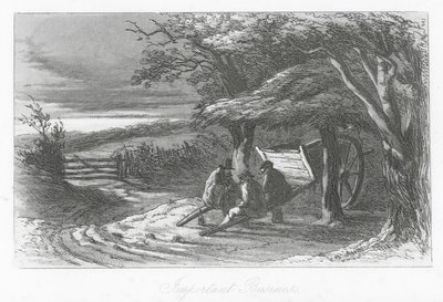 Londense straten: Belangrijke Zaken door Hablot Knight (1815 92) Browne
