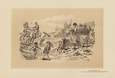 Schetsen aan zee, nr. 2, Het is zo goed voor de benen door Hablot Knight (1815 92) Browne