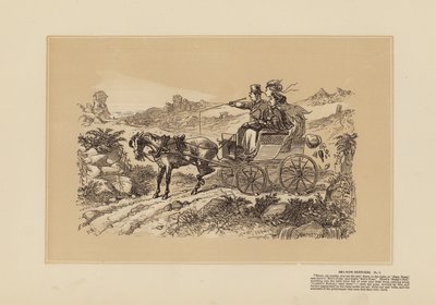 Zeeschilderijen, nr. 7, Het schilderachtige doen door Hablot Knight (1815 92) Browne