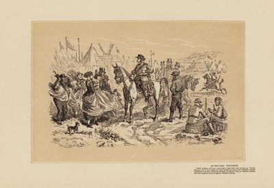 De Wimbledon-bijeenkomst, nr. 2, Fraternisatie (gravure) door Hablot Knight (1815 92) Browne