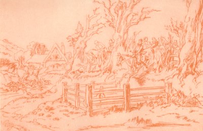 Verwarring bij deze Pinfold!, ca. 1860, 1922 door Hablot Knight Browne