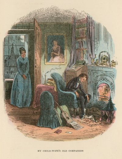 Illustratie voor David Copperfield door Hablot Knight Browne