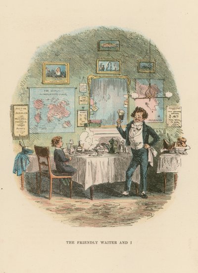Illustratie voor David Copperfield door Hablot Knight Browne