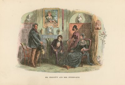 Illustratie voor David Copperfield door Hablot Knight Browne