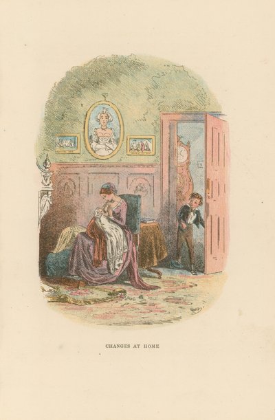 Illustratie voor David Copperfield door Hablot Knight Browne