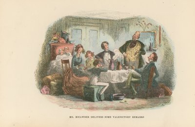 Illustratie voor David Copperfield door Hablot Knight Browne