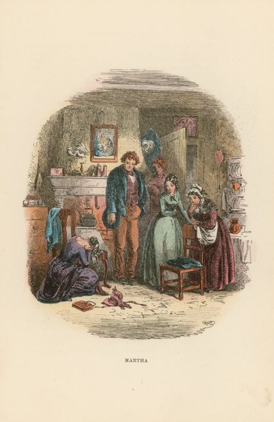 Illustratie voor David Copperfield door Hablot Knight Browne