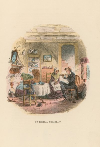 Illustratie voor David Copperfield door Hablot Knight Browne