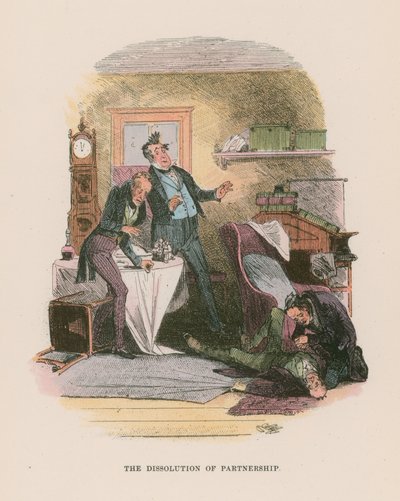 Illustratie voor Martin Chuzzlewit door Hablot Knight Browne
