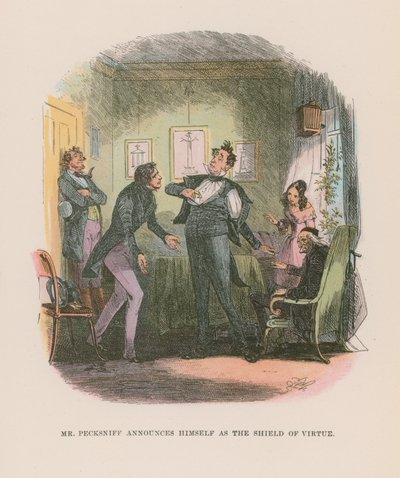 Illustratie voor Martin Chuzzlewit door Hablot Knight Browne