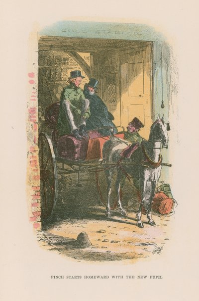 Illustratie voor Martin Chuzzlewit door Hablot Knight Browne