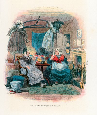 Illustratie voor Martin Chuzzlewit door Hablot Knight Browne