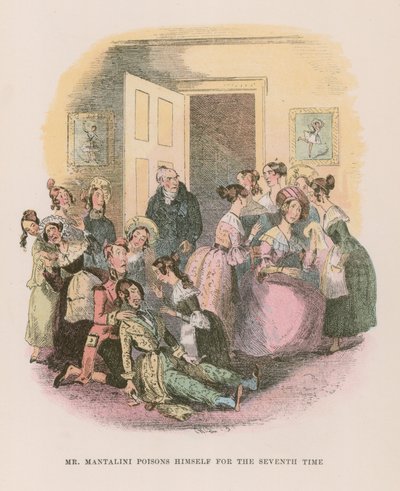 Illustratie voor Nicholas Nickleby door Hablot Knight Browne