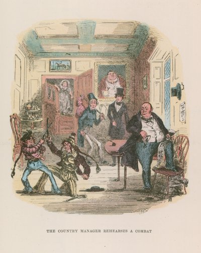 Illustratie voor Nicholas Nickleby door Hablot Knight Browne