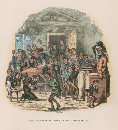 Illustratie voor Nicholas Nickleby door Hablot Knight Browne