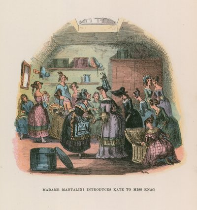 Illustratie voor Nicholas Nickleby door Hablot Knight Browne