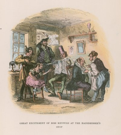 Illustratie voor Nicholas Nickleby door Hablot Knight Browne