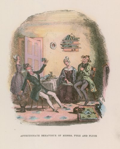 Illustratie voor Nicholas Nickleby door Hablot Knight Browne