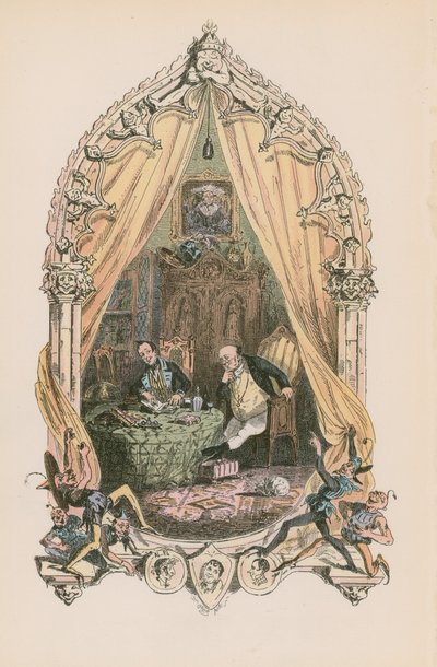 Illustratie voor Pickwick Papers door Hablot Knight Browne