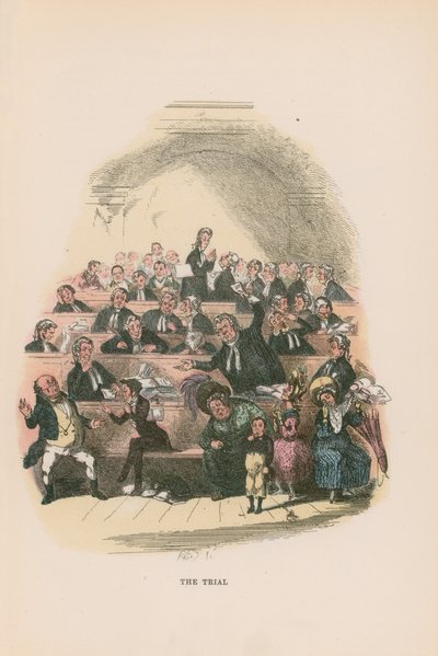 Illustratie voor Pickwick Papers door Hablot Knight Browne
