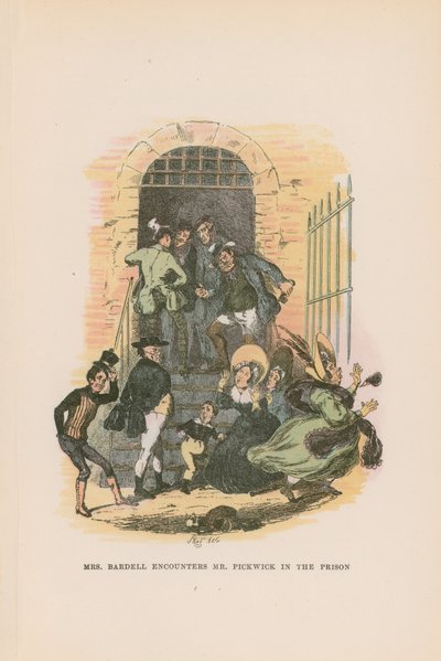 Illustratie voor Pickwick Papers door Hablot Knight Browne