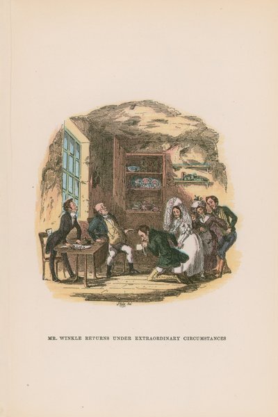 Illustratie voor Pickwick Papers door Hablot Knight Browne